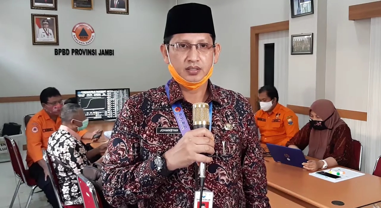 Jubir Satgas Penanganan Covid-19 Provinsi Jambi, Johansyah. Foto: Humas Pemprov Jambi