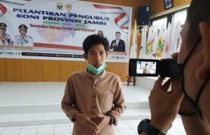 Kabid Humas KONI Provinsi Jambi, Maskun Sopwan.