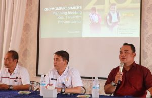 Planing Meeting KKG, MGMP, MKKS & K3S  di Tanjab Timur. Foto: Fitri Amelia